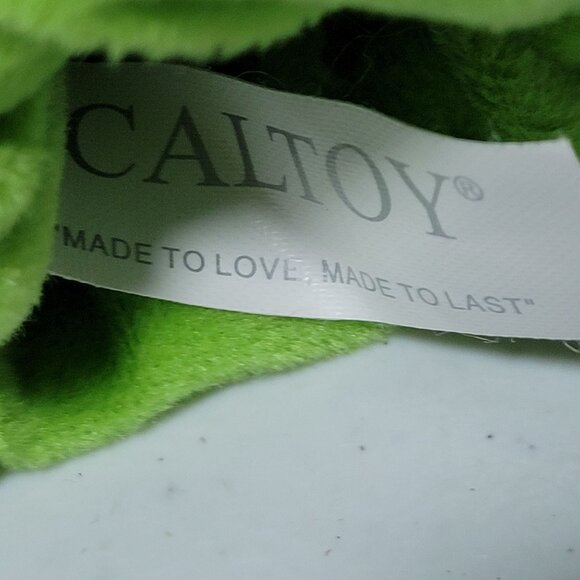 Caltoy Green Grasshopper Bug Hand Puppet 9 inch Plush Toy Pretend Stuffed Animal - Picture 6 of 7